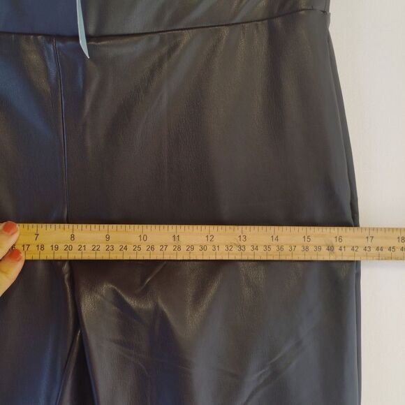 LOFT faux leather skinny pull on leggings M - Picture 6 of 8
